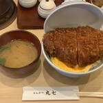 とんかつ 丸七 - 焼きカツ丼（上）1800円
