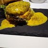 ベースボールカフェ カド - 料理写真:チーズが流れ出ている、スタジアムハンバーガー