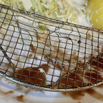 TONKATSU RESTAURANT TONTON - とんかつの油きり網　食器洗いのとき心配