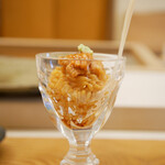 鮨おばな - ◆雲丹パフェ（羅臼 馬糞雲丹）