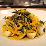 スガハラ - 長崎 真鯛と米沢のこしあぶらと唐墨のスパゲッティーニ