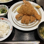 Tokiwa Shokudou - ミックスフライ定食