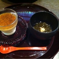杜若 - 冷たい茶碗蒸しともずく酢