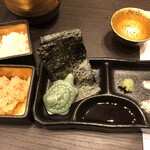 品川 和食 三福 - 雲丹の付属品