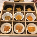品川 和食 三福 - 雲丹9種食べ比べ