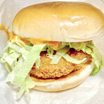 モスバーガー - エビマヨソースの海老カツバーガー(ソース多め)　520円