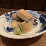 竹波 - 鰻のしら焼きわさび醤油（2,200円）2023.5