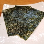 ラーメン巌哲 - 海苔