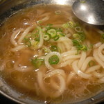 ウエスト - 残ったつゆにうどんを入れて