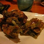 あっぱりしゃん - アーサのてんぷら