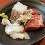 天ぷらと鮮魚 やす - 天ぷらとお刺し身定食 