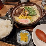 丸鶏本舗 つた屋 - 鶏白湯らーめん定食