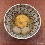 御料理 寺沢 - 飛龍頭と石川小芋の炊合せ