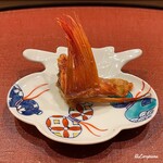 御料理 寺沢 - 喜知次のカマ下の揚げ焼