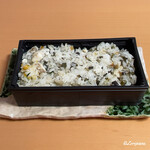 御料理 寺沢 - のどぐろと海胆と蕨の炊込みごはん