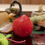 御料理 寺沢 - チェリートマト蜜煮