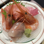 渋ホテル - 岩魚・甘エビ・マグロ