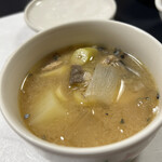 渋ホテル - 郷土料理?鯖缶とタケノコ汁