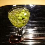 富小路 やま岸 - うすい豆とじゅんさい(広島)