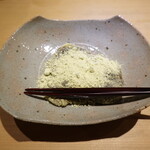 富小路 やま岸 - わらび餅、青大豆の粉
