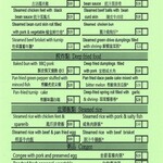 添好運點心專門店 - メニュー／オーダーシート