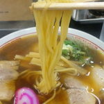 ○京 - 麺 持上げ