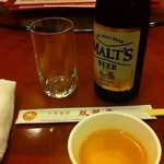 中国食府 双龍居 - モルツ500円