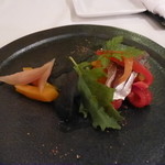 Bistro a vin DAIGAKU - 鯵とパプリカのマリネ