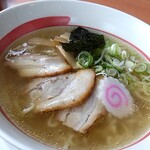 幸楽苑 - 「塩らーめん」をアップでパチリ♯