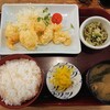 Hanaichi - 日替わり定食（えび天ぷら）