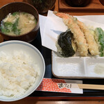 Tempura Tanaka - 天皿丼(味噌汁)