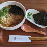 ふくだ - あおさうどん　680円