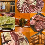 焼肉食べ飲み放題と特選和牛 牛園 - 