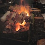 三河屋 - 焼き台