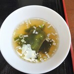 割烹かたやま - なかなかいい出汁が出ています
            ラーメン系は期待できるかも