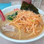 横浜ラーメン あばん - ねぎラーメン　細