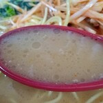 横浜ラーメン あばん - ねぎラーメン　細