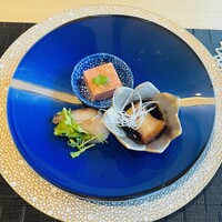 鉄板焼　銀明翠 銀座 - 前菜
