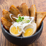 Teriyaki char siu flavored egg bowl