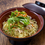 Asian spicy Mazesoba (Soupless noodles)