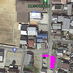 ミクスドット - ピンク色部分付近が駐車スペースです