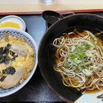 駅前やぶそば - ランチ 他人丼･かけそば630円