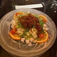 廣東料理 民生 ヒルトンプラザウエスト店 - 小柱とクラゲサラダ　1,800円