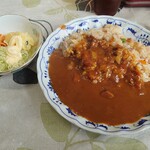 やつき食堂 - 焼きめしカレー800円