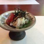 おぐら - イカの山掛けだ。