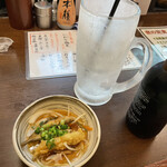 庄や - 黒ホッピーセットとお通し