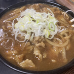 角萬 - カレー南蛮というより肉カレー南蛮です