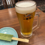 嘉文 - 生ビールは一番搾り