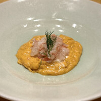 スーツァン・レストラン陳 渋谷店 - エビとXO醬のクリーミィータルタル。
                    干し貝柱の旨味など、充実した味わい。