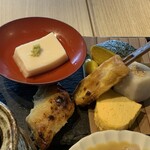 Sanga Ono - 胡麻豆腐、生麩田楽など